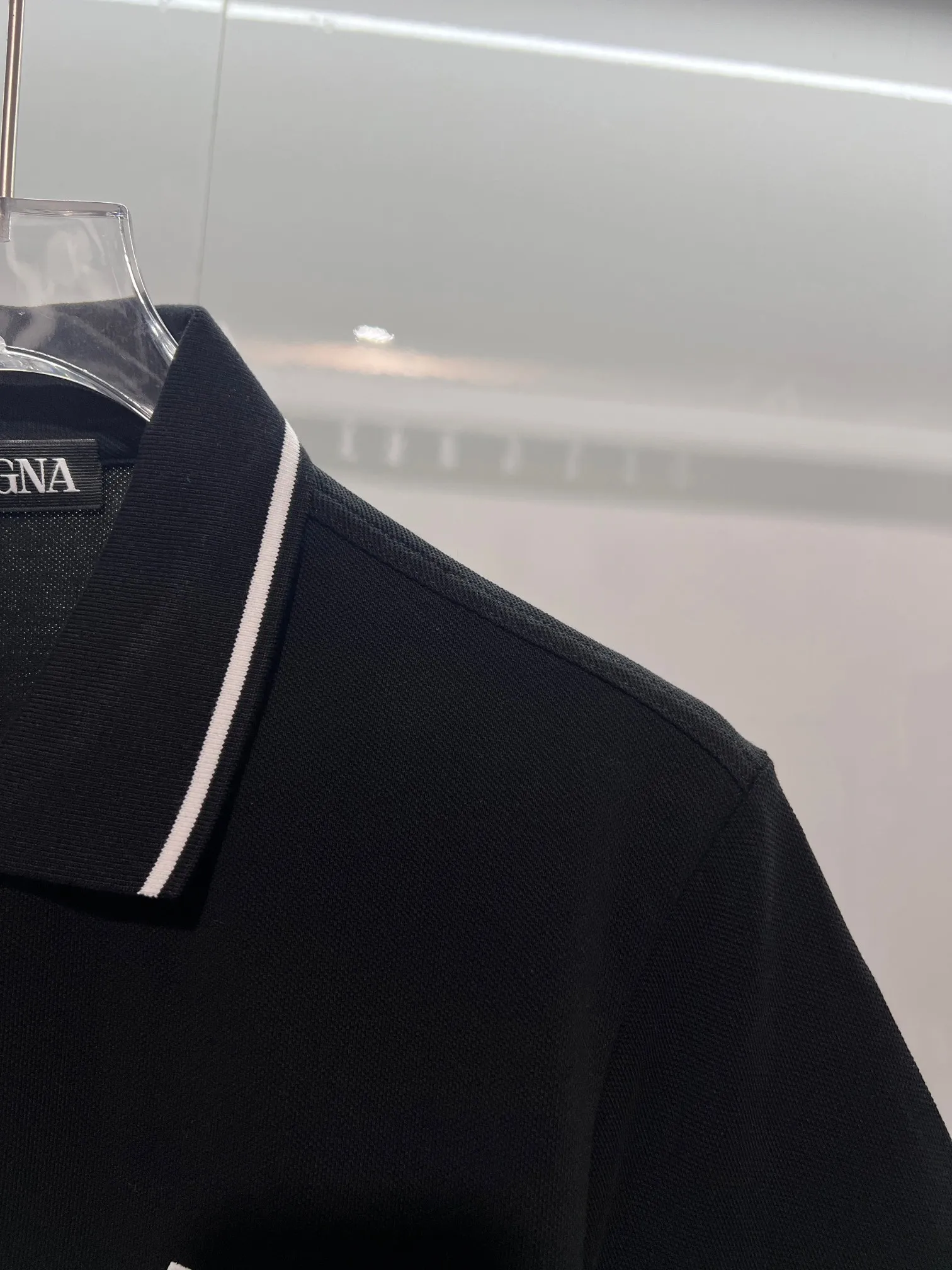 ZEGNA 2026New Arrival logo Same Style polo ：Black Size：M L XL XXL